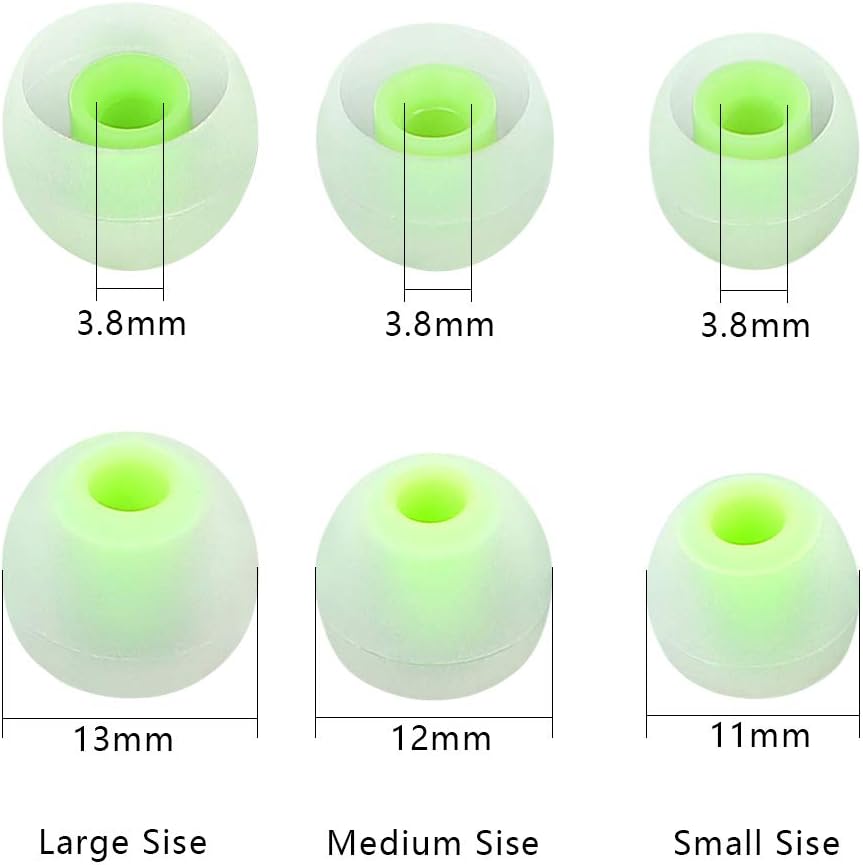 Earbud Replacement Tips - 9 Pairs SML Eartips Eargels