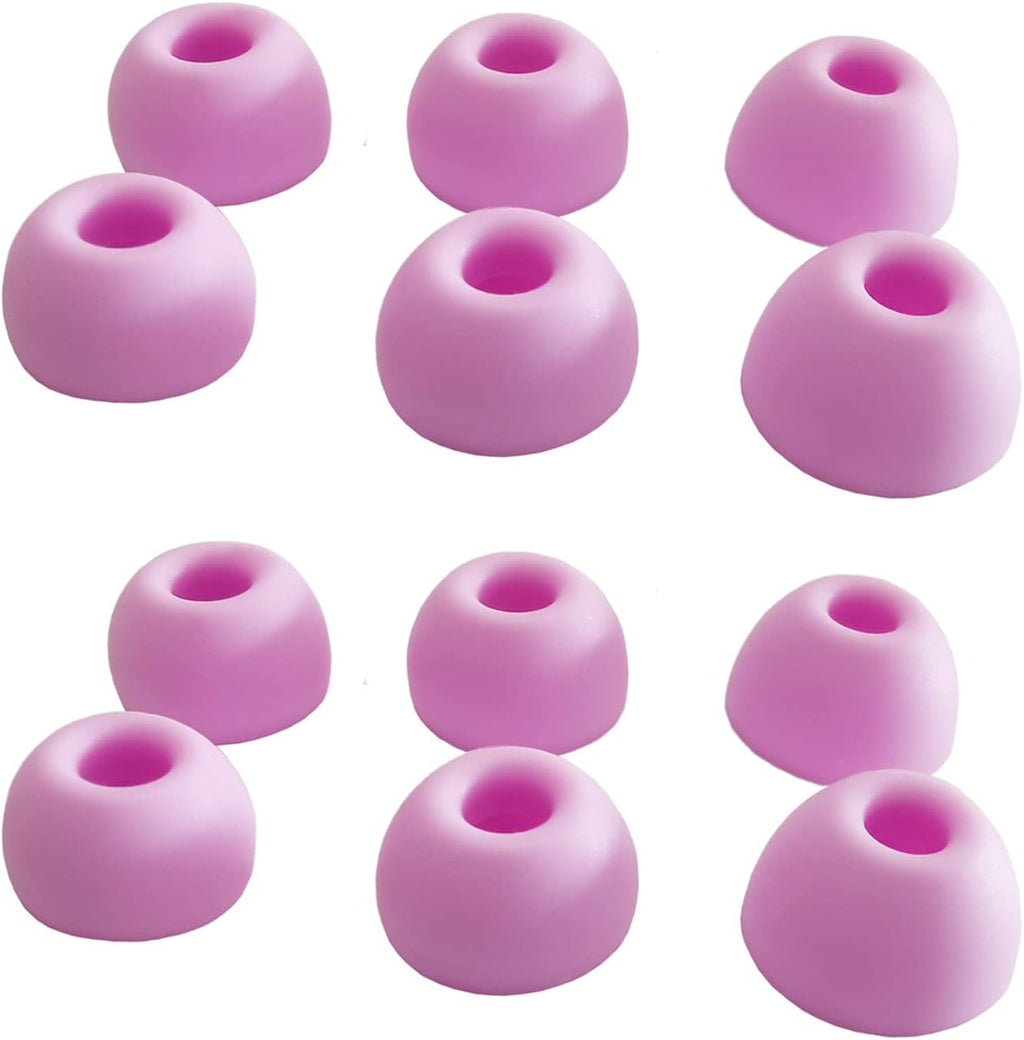 Silicone Ear Tips for Beats Fit Pro/Beats Studio Buds Eartips Replacement for Beats Earbuds 6 Pairs LMS Purple