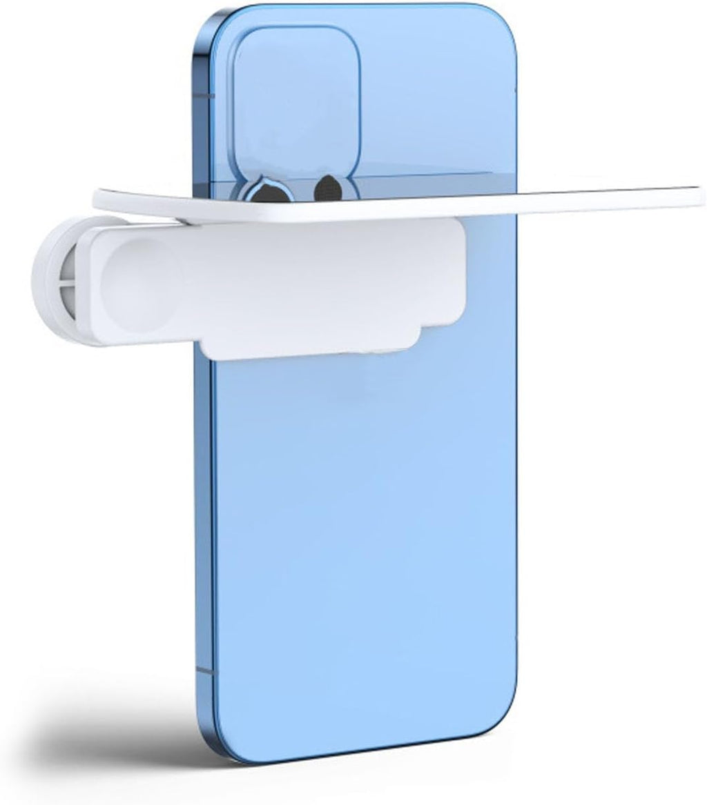 Mirror Effect Lens - Capture Stunning Reflections Instantly, Smartphone Camera Mirror Reflection Clip Kit, Mirror for Phone to Use Back Camera, for Travel Photography (White)