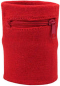 Suddora Zipper Wrist Pouch - Sweatband/Wristband Wallet for Keys, ID, Cards, Cash