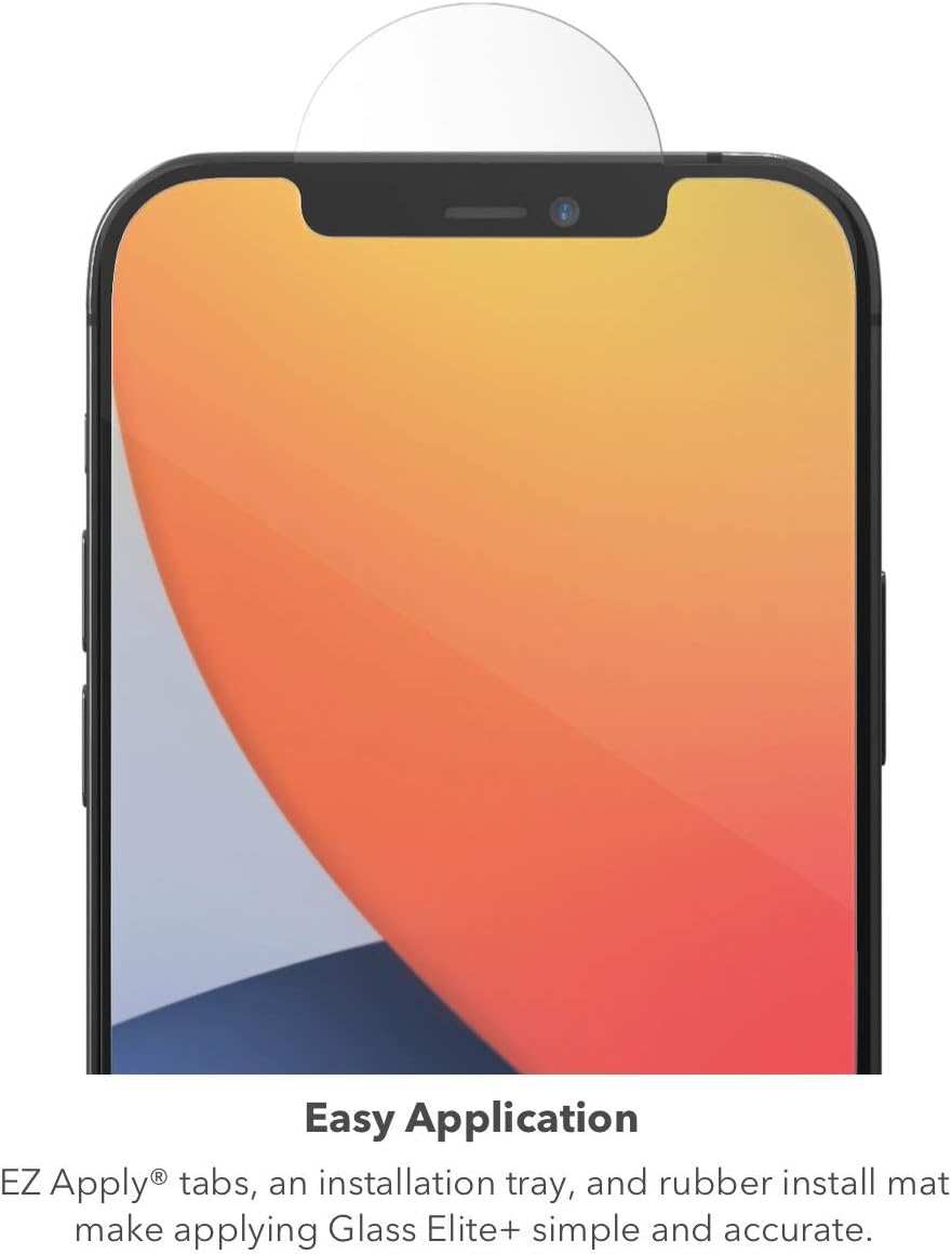 ZAGG invisibleSHIELD Glass Elite Plus Screen Protector For iPhone XR/11/12/12 Pro