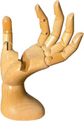 Mannequin Hand, Cell Phone Stand,Phone Holder,Phone Stand for Desk,Phone Holder for Desk,poseable Figure,Articulated Fingers,Cell Phone Stand,Male Hand of Left for Mobile Phone.