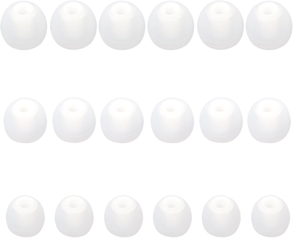 Earbud Replacement Tips Silicone Earbud Tips Ear Tips Fit for in-Ear Headphones (Inner Hole 3.8mm -5.1mm) Earbud Rubber Tips Earbud Covers 9 Pairs