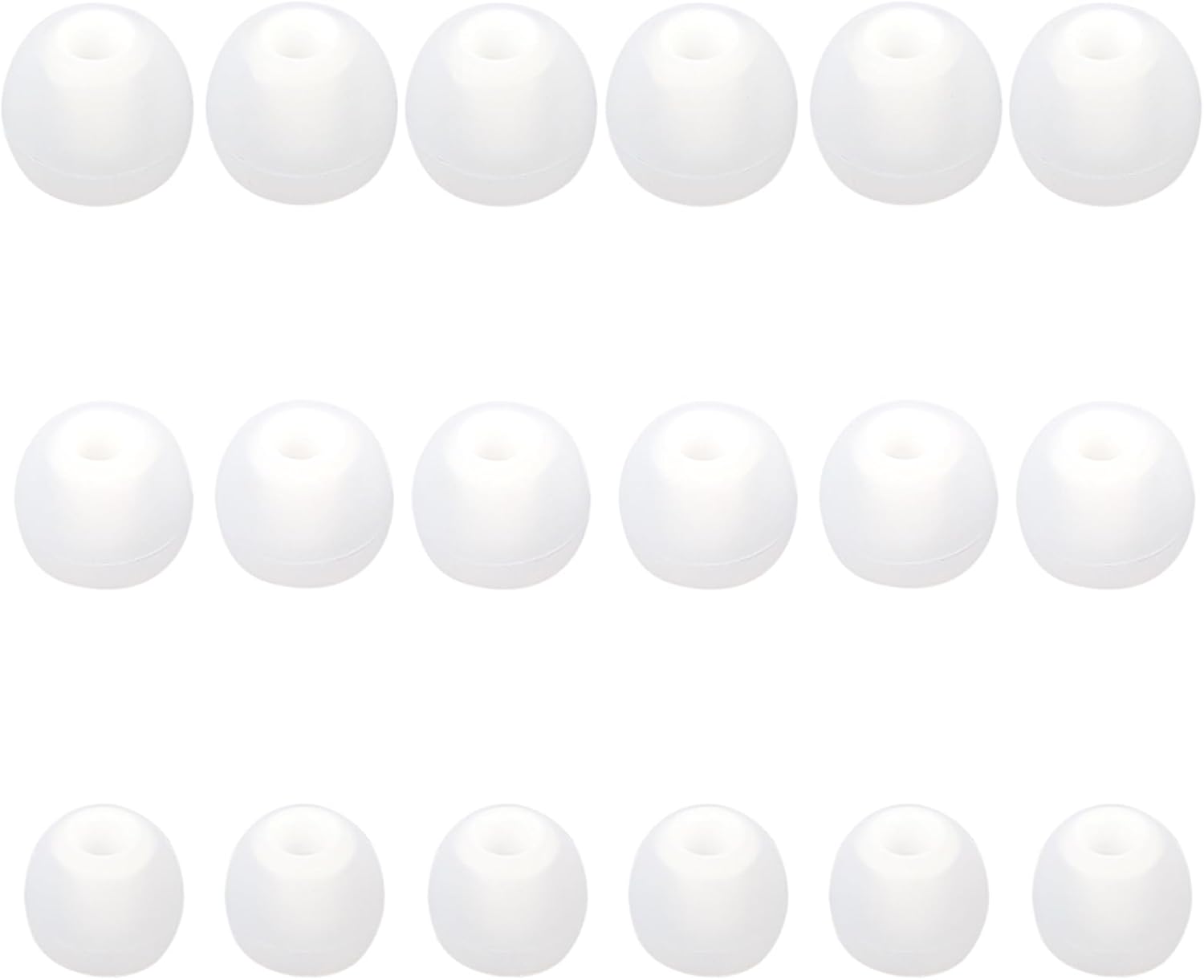 Earbud Replacement Tips Silicone Earbud Tips Ear Tips Fit for in-Ear Headphones (Inner Hole 3.8mm -5.1mm) Earbud Rubber Tips Earbud Covers 9 Pairs