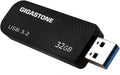 Gigastone Z30 32GB USB3.0 Flash Drive, Capless Retractable Design Pen Drive, Carbon Fiber Style, Reliable Performance & Durable