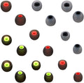 Earbud Tips Replacement Earbud Tips Ear Bud Replacement Pieces Silicone Soft and Comfortable Fit for Inner Hole from 3.8mm - 5.1mm Earphones 9 Pairs S/M/L