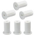 6pc Starlink Cable Grommet 1" Silicone Waterproof Wall Hole Pass Through Split Cable Bushings for TV Wire Ethernet Cord, Starlink Cable Routing Kit Accessories, 52.5mm/2.07" Ht, White