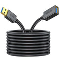 VCZHS Tech USB Extension Cable 3.3ft, USB 3.0 Extender for High-Speed Data Transfer & Fast Charging, Durable & Flexible for Mouse, Keyboard, Printer, Flash Drive, Webcam, and More