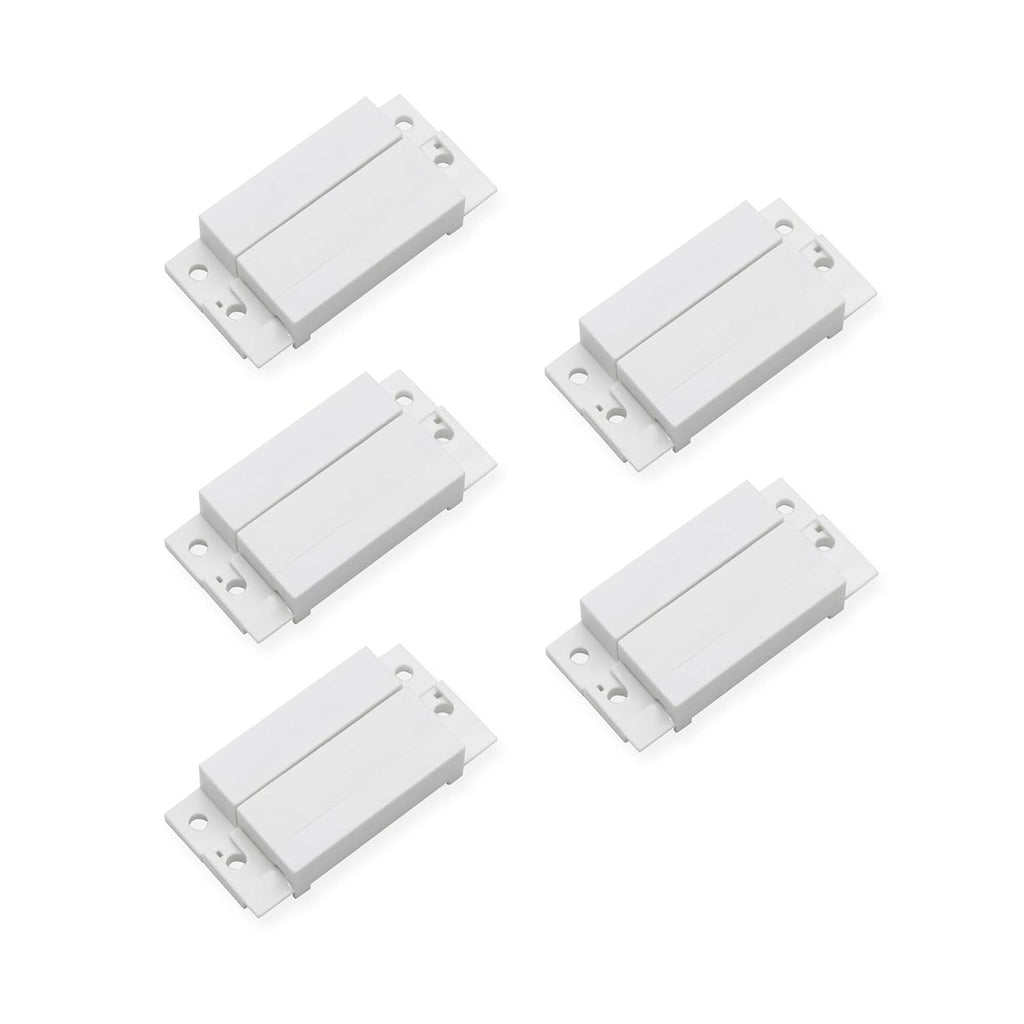 Magnetic Reed Switch NC NO COM Surface Mount Wired Door Window Contact Sensor with Cover for Home Security and Burglar Alarm Systems MC-31 5pcs