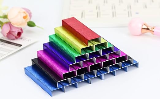 Multibey 5-Pack Colorful Staples Bulk Refill - Image 7