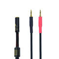 Arklove 2ft Shielded 1/8" aux Input 3.5mm Female to 2X 3.5 Output Splitter Stereo Audio Video Cable Out 3.5 Male to Two 3.5 Male in Dual Speaker Cord 24k Gold Plated