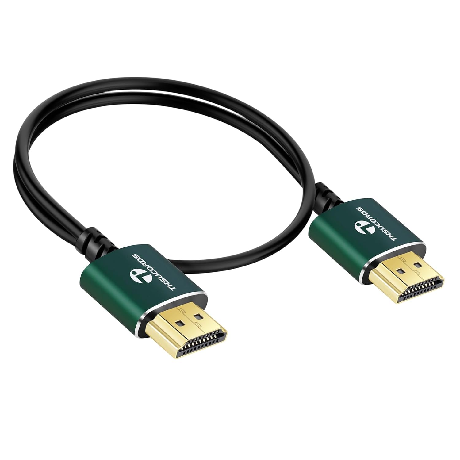 Slim HDMI Cable 3.3FT, Ultra Soft & Thin HDMI to HDMI Cord, Extreme Flexible & Skinny HDMI Wire Supports High Speed 4K@60Hz 18gbps 2160p 1080p