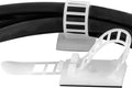 Pro-Grade, Adhesive-Backed Cable Straps 50 Pack. High-Strength, White Clamps for Electrical Wire Management and Organization. Tool-Free Installation for Home Or Office. Screw-Mount for Permanent Hold