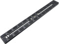 PU-350 350mm Universal Long Quick Release Plate Dual Dovetail Slide Rail with D-Ring Screw for Ball Head Tripod Mount DSLR Camera Arca Swiss Compatible