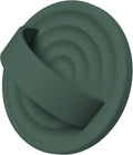 Magnetic Phone Ring Grip Holder, Silicone Finger Loop Grip, Compatible with MasSafe, Back of Phone for iPhone Pro Max/Plus/16/15/15/14/13/12 Series, Alpine Green