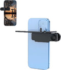 Mirror Effect Lens - Capture Stunning Reflections Instantly, Smartphone Camera Mirror Reflection Clip Kit, Mirror for Phone to Use Back Camera (Black)