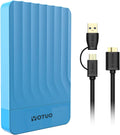 Portable External Hard Drive Storage Expansion Mobile HDD USB 3.0 for PC, Mac, Desktop, Laptop, PS4, PS5, Xbox One X/S, Xbox 360, Xbox Series X/S, Office & Game (Blue, 500GB)