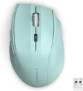 E-YOOSO Wireless Mouse for Laptop, Portable Optical Computer Mouse, 6 Buttons, Cordless 2.4GHz with USB Receiver, 5-Level 4800 DPI, 18 Months Battery Life for PC Chromebook Windows Mac