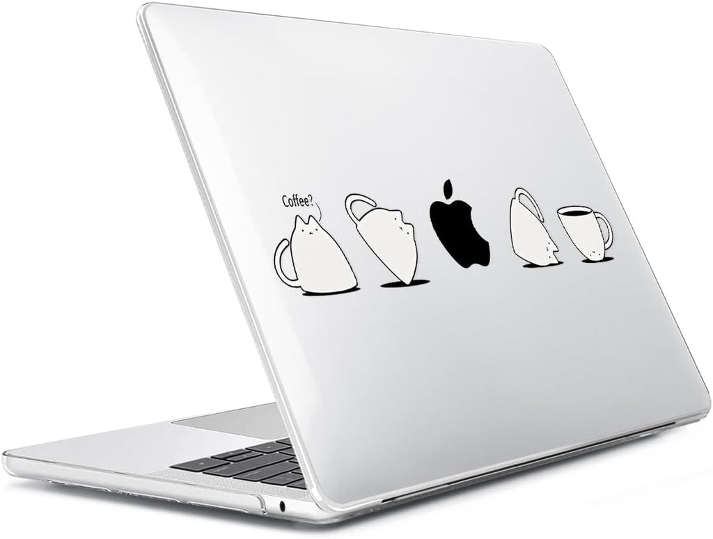 for 2025 2024 2023 2022 MacBook Air 13 inch Case M4 A3240 M3 A3113 M2 A2681 with Touch ID& 13.6" Liquid Retina Display, Plastic Hard Shell&Keyboard Cover&Screen Film&Webcam Cover, Cups