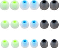 Brandless Earbud Tips Replacement - 9 Pairs SML, SENSO, TOZO, Sony Compatible, Soft Silicone, Black, Green, Blue
