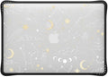 CASETiFY Impact MacBook Air 13" (M1/Intel) Case [Cushioned Impact Corners/Scratch-Resistant/Anti-Slip Grip] - Stargazing - Clear Black