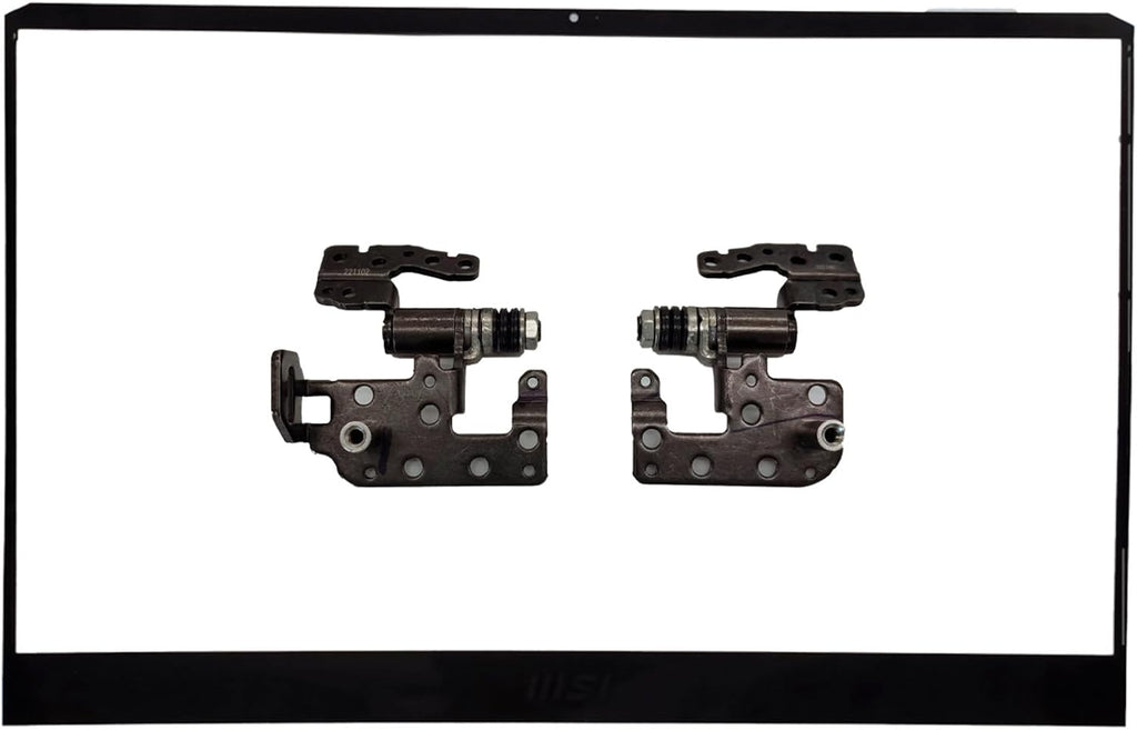 Replacement LCD Back Cover Rear Case Top Lid Hinges with Front Bezel for MSI GE76 GP76 Raider 11UG 11UH 11UE 12UG 12UE 9S7-17K314 MS-17K3 Series Laptop 3077K1A412 3077K1A412Y