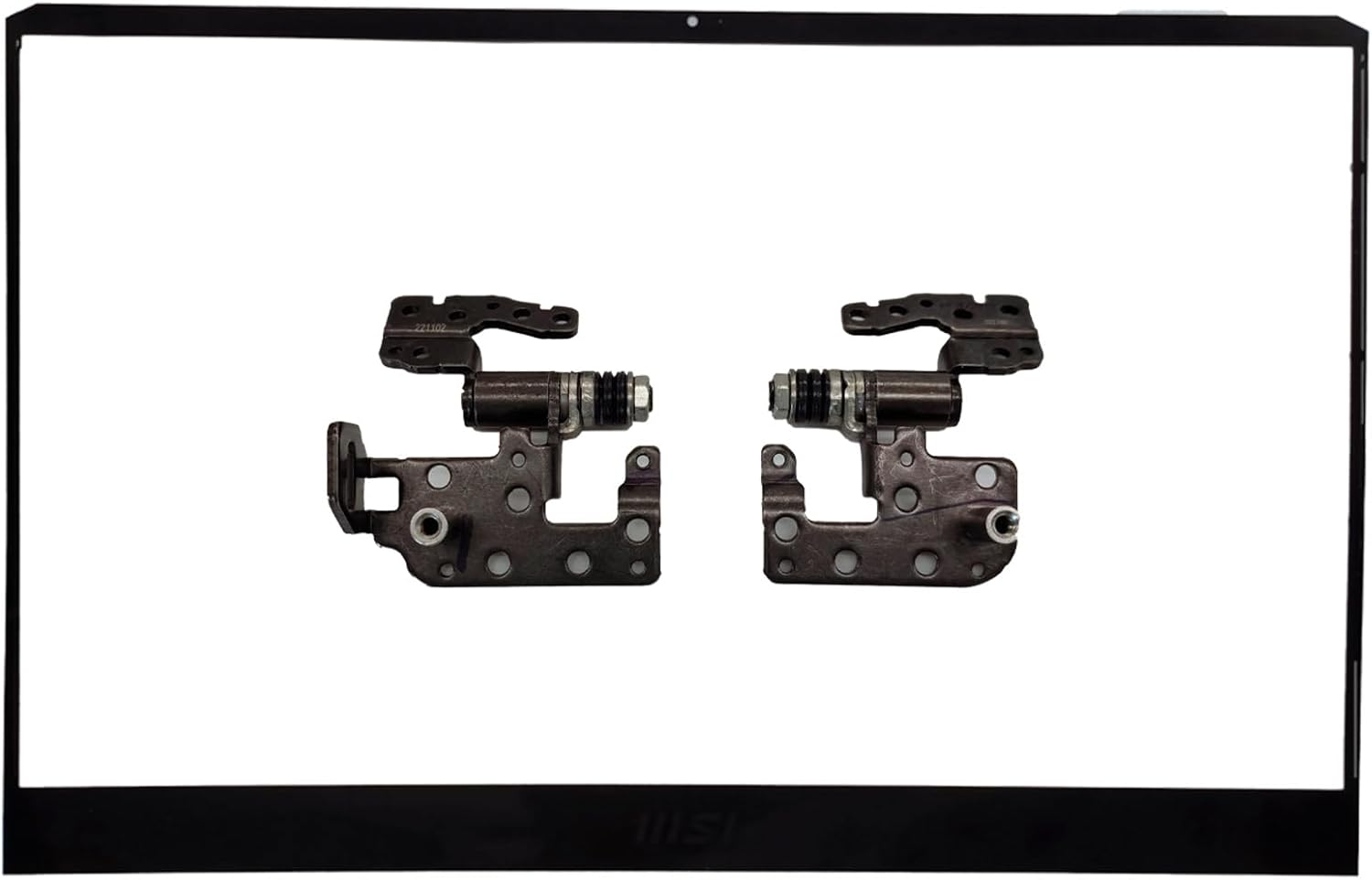 Replacement LCD Back Cover Rear Case Top Lid Hinges with Front Bezel for MSI GE76 GP76 Raider 11UG 11UH 11UE 12UG 12UE 9S7-17K314 MS-17K3 Series Laptop 3077K1A412 3077K1A412Y