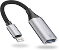 IVSHOWCO Lightning to USB Adapter [Apple MFi Certified], USB Camera Adapter for iPhone, iOS OTG Cable Adapter, Supports Flash Drive, Card Reader, Mouse, Keyboard