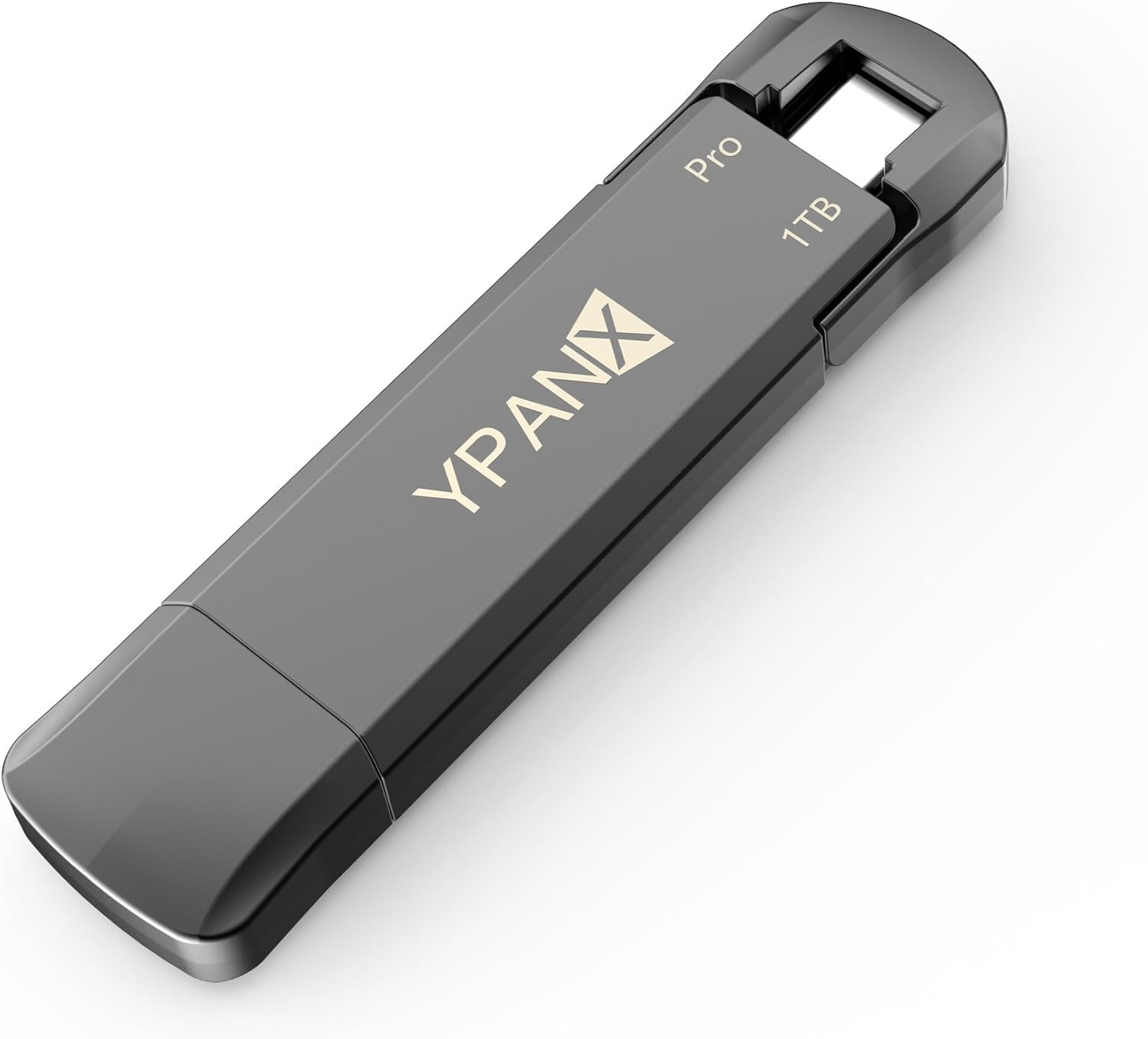 YPANX 1 TB Pro Portable SSD, 1000MB/s Speed, USB 3.2 Gen 2 + Type C Dual-Port, Lightweight External SSD for iPhone 15/16/Pro, Android, Windows, Mac, Tablets