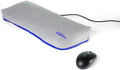 Keyboard Dust Cover, Covers Large Size PC Keyboards, Silky Smooth Antistatic Vinyl, Translucent Coconut Cream Color with Blue Trim, (20W x2H x9D)