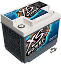 XS Power D4700 2900 Amp AGM Battery with M6 Terminal Hardware - 12 Volt 62Ah 760CA Deep Cycle AGM Powercell for UTV, Car Audio Systems - 41.19 lbs, Maintenance Free, Sealed Design