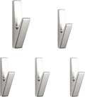 5 Pack Coat Hook,Wall Hooks,Coat Hooks Wall Mount, Metal Wall Hooks Holder for Hanging Clothes, Hats, Bags, Towels, Keys