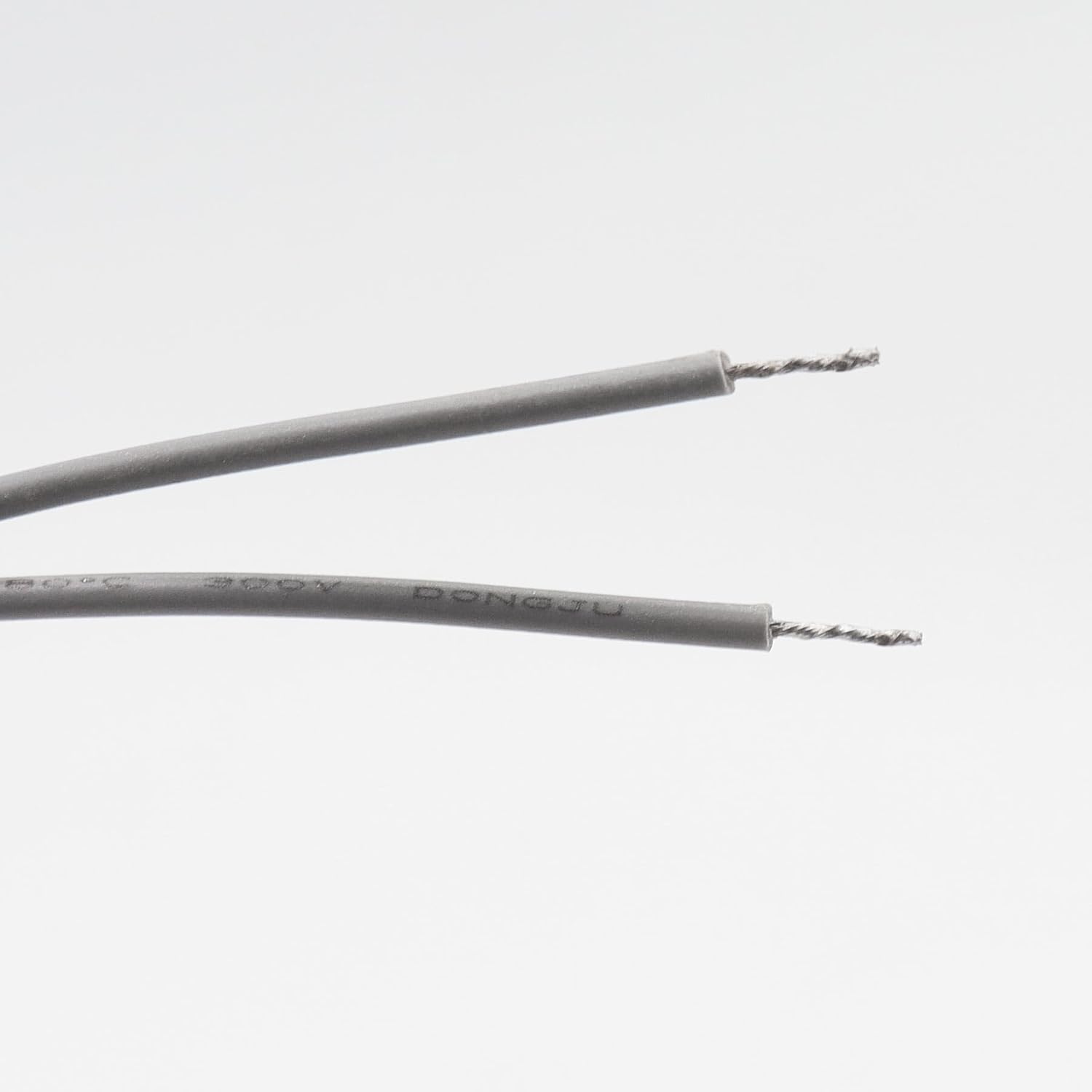 Magnetic Reed Switch Wired Surface Mount Normally Open NO Contact Sensor Alarm Magnetic Door Switch with 2 Wires, Zinc Alloy Sliver, OC-60B
