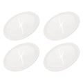 PATIKIL Desk Grommet 2-3/8", 4 Pcs Round Cable Grommet Cord Hole Cover with Adhesive Tape Flexible Table Wire Organizer for Office Home Table Countertop, Light Gray