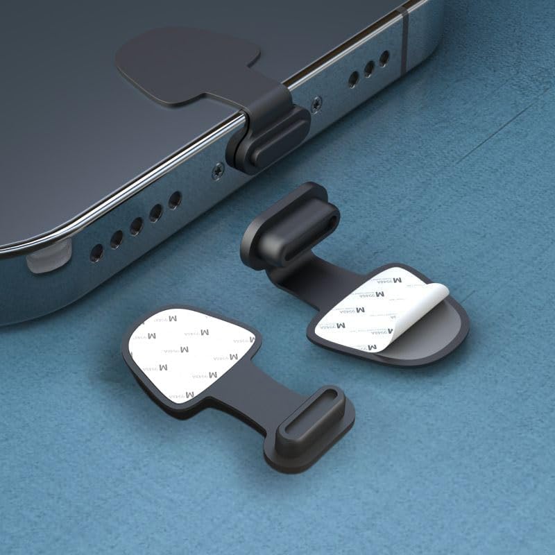 8PCS USB Type C Anti Dust Plugs Cover, C-Type Port Dust Plug, USB C Dust Cover, Anti-Lost USB C Charging Port Dust Covers Protectors for 15 16 17 Plus Pro Max, Samsung, with Speaker Mesh Cover