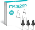 Metapen Tips (3pcs, Black) - Only Compatible with Metapen Stylus Pen M1 / M2 for Surface and G1 for Chromebook with USI Support - TIP302