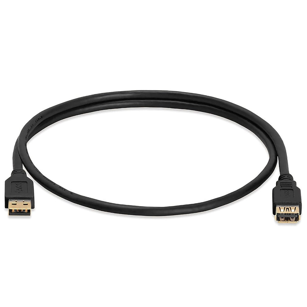 Cmple - USB 3.0 A Male to A Female Extension Gold Plated Cable - 3FT (Blue) (674-Amazon)
