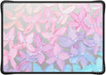 CASETiFY Impact MacBook Air 15" (M2-M4) Case [Cushioned Impact Corners/Scratch-Resistant/Anti-Slip Grip] - Clear Hydrangea Blooms - Clear Black