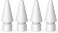 MEKO 4 Pack Replacement Tips for Apple Pencil 1st Gen & 2nd Gen, Pen Nibs for iPad Pro Pencil- White