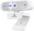 NexiGo N660P (Gen 2) 1080P 60FPS Webcam with Software Control, Dual Microphone & Cover, Autofocus, HD USB Computer Web Camera, for OBS/Zoom/Skype/FaceTime/Teams/Twitch, White