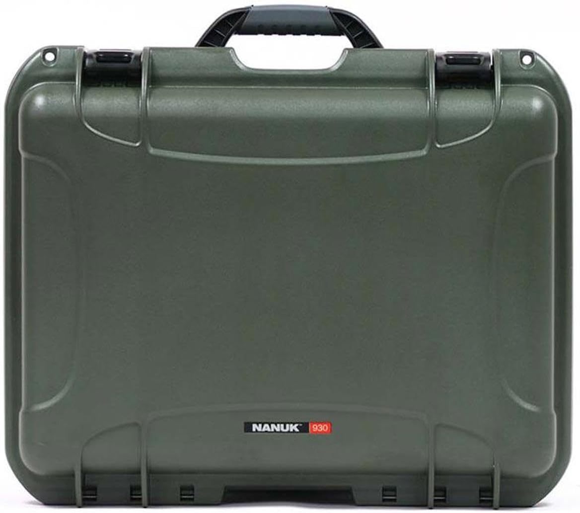NANUK Large Series 930 Lightweight NK-7 Resin Waterproof Protective Case with Foam, Olive