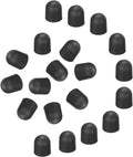 MECCANIXITY 40Pcs Replacement Stylus Pen Tips 5mm Conductive Capacitive Touch Screen Pens Tips Silicone Rubber, Black