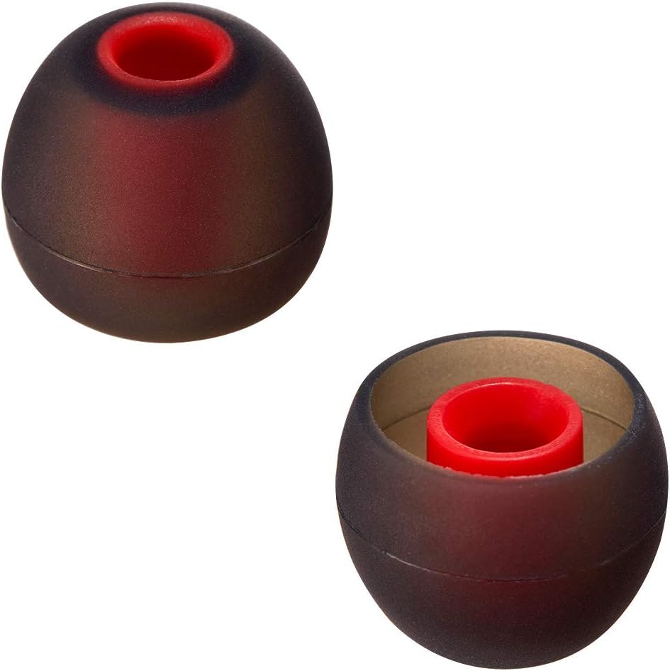 Earbud Tips Soft Silicone Earbuds Replacement Tips Fit for in-Ear Headphones(Inner Hole from 3.8mm -4.2mm Earphones) 9 Pairs S/M/L