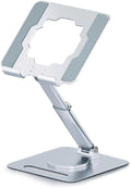 GuaziV 360° Adjustable Tablet Stand - Ergonomic Foldable Holder for iPad 10.2-12.9”, Kindle, Phones 4-13”, Anti-Slip Desktop Mount for Work, Cooking, Gaming & Reading