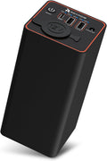 RoyPow 30W PD Portable Charger with 12V/10A Cigarette Lighter Socket, 86.58Wh USB C Laptop Power Bank, 18W QC& 12V DC External Battery Pack, Perfect for MacBook Air iPad Phone Dash Cam or Camping