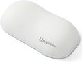 UnivoColors Design-Wave Wrist Rest, Artificial Sheepskin+Memory Foam+Ergonomic+Anti-Slip Gel, Resilience Support During Work and Gaming,Mouse Accessory,White