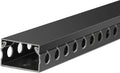 ZhiYo Cable Raceway 156in(4X L39in), Server Rack Cable Management Under Desk Cord Organizer, Electrical Safe PVC Cable Channel Open Slot Wire Raceway for Network/PC/TVs, Wire Duct H1 x W1.6in Black