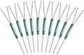 10pcs 4W 3 Pin Reed Switch Reed Contact Normally Open N/O N/C SPDT, Glass Reed Relay Magnetic Induction Switch (2.5mm x 14mm)