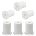 6pc Starlink Cable Grommet 1" Silicone Waterproof Wall Hole Pass Through Split Cable Bushings for TV Wire Ethernet Cord, Starlink Cable Routing Kit Accessories, 38mm/1.5" Ht, White
