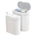 ELPHECO 2 Pack Bathroom Motion Sensor Trash can 2.5 Gallon + 2 Gallon Automatic by ELPHECOUSA